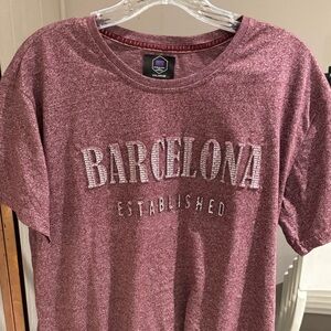 Barcelona Established “Puff/3D Embroidered” style T-Shirt size XXL. Short sleeve